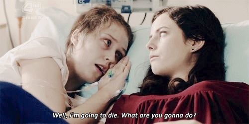 justloveskins: “because, when you feel bad, when you are bad, you need the people you love with you. you need your best friend, your need your love. it will make you fell better. they will make you fell better”