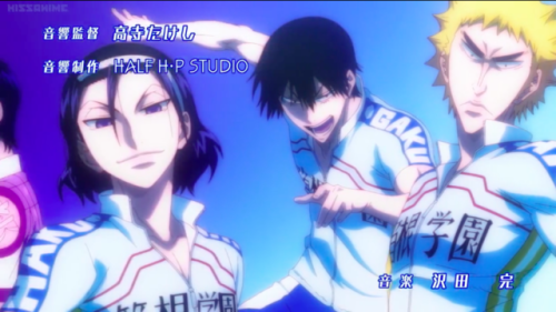 Yowamushi Pedal New Generation OP2 ‘トランジット’Manami rocks!!!!