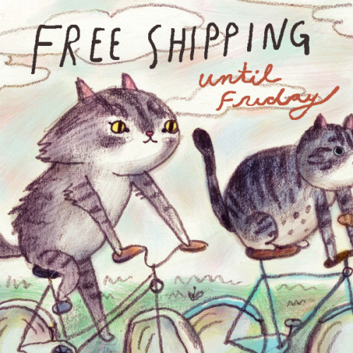 I’m offering free shipping in my SHOP worldwide until tomorrow, Friday!edit: forgot to mention enter