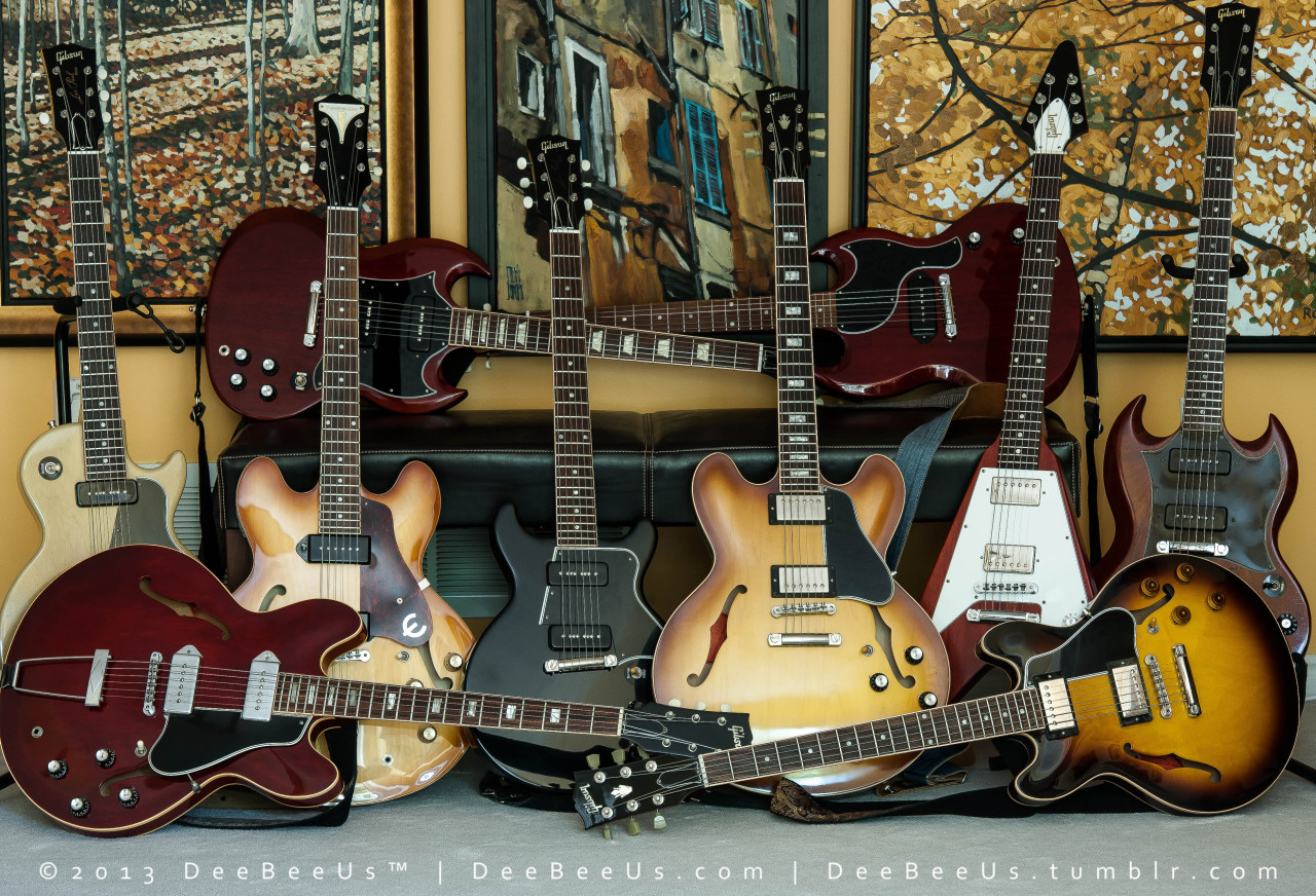 deebeeus:  Here is a Gibson family portrait, taken at my house earlier today. I’m