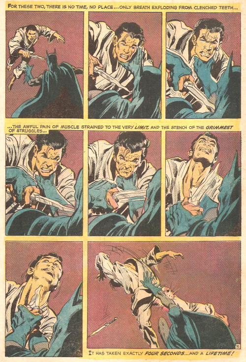 Exactly Four Seconds (by Neal Adams & Dick Giordano from Batman #243, 1972)