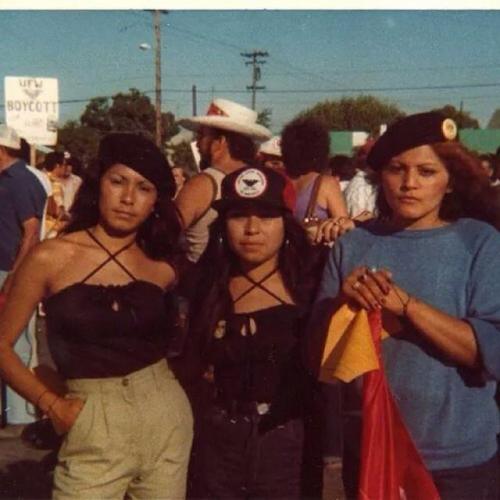 “Chicana brown berets from the 1970&rsquo;s. My heart.&ldquo;As seen on the Latina Feminista Faceboo