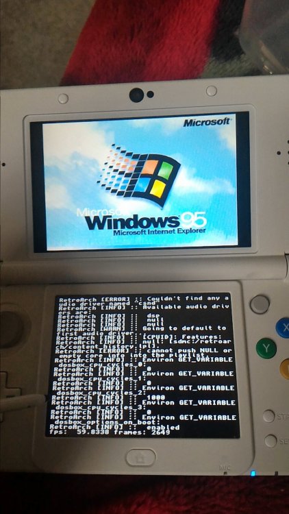 thepagejakeenglish: cyberlink420: Hackers got Windows 95 running on a New Nintendo 3DS. The future