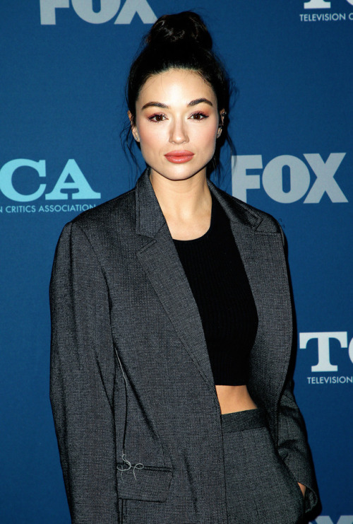 jakegylenhalls:Actress Crystal Reed attends the FOX All-Star Party during the 2018 Winter TCA Tour a