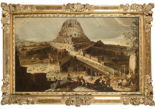 babelziggurat:La Tour de Babel. Attr. to Hendrick Van Cleve III (1525-1589)• via Bibliothèque Infern