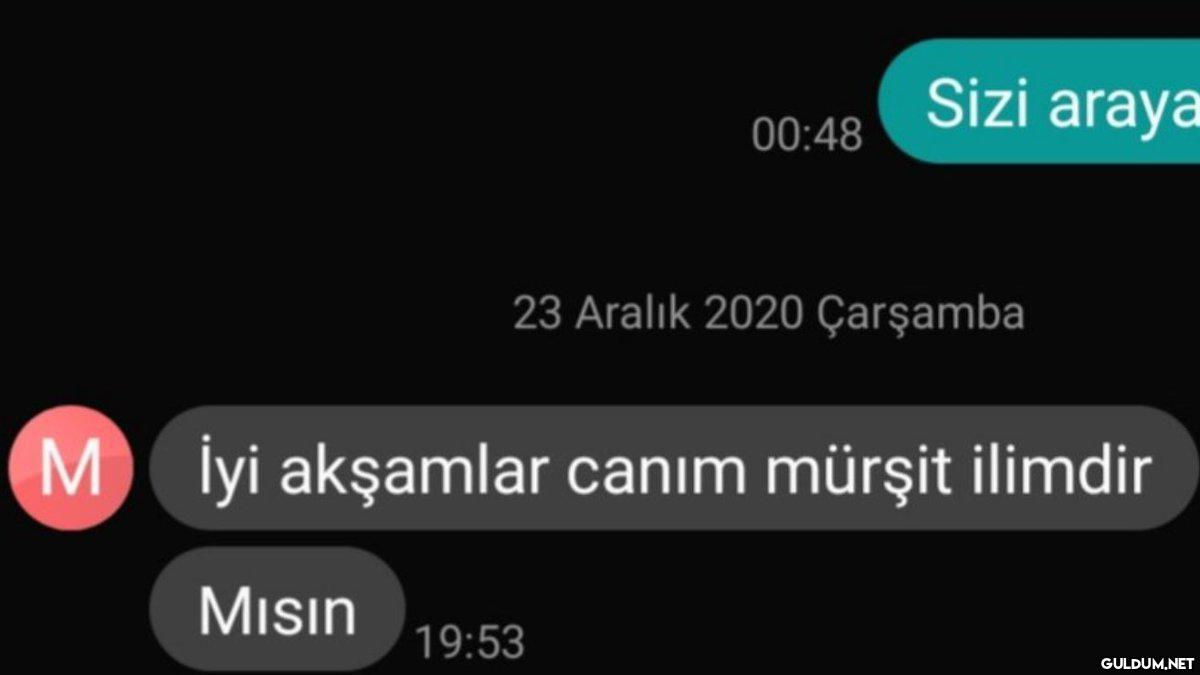 Nasıl yani?    Sizi araya...