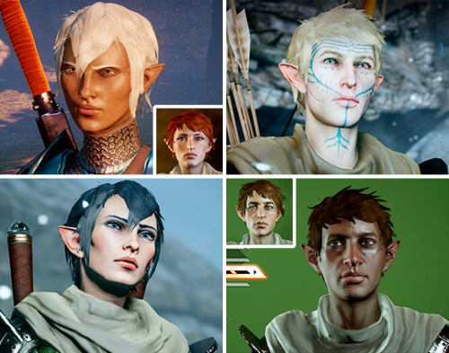 “Marian” style for Female Elves | “Garrett” style for Male Elves (Nexus mirror)As per a request on m