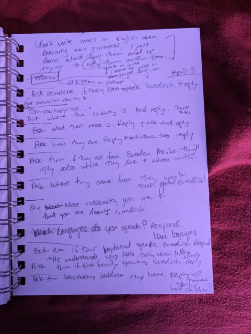 2024.04.13 Hour +1hr - Speech Prompt (from Coffee Break Swedish, Podcast 1.10)