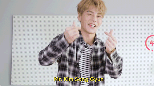 MY FIRST TIME MAKING A GIF!
LET’S GIVE SANGGYUN SOME LOVE~