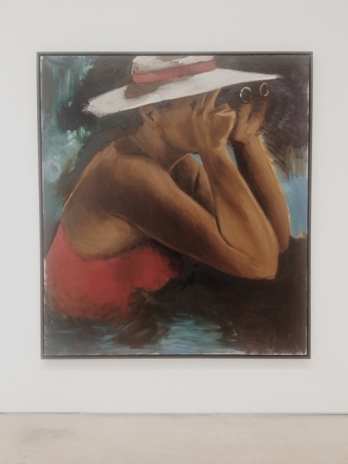 Lynette Yiadom-Boakye, Jack Shainman Gallery 2014.
“What do you notice about the brushstrokes?”