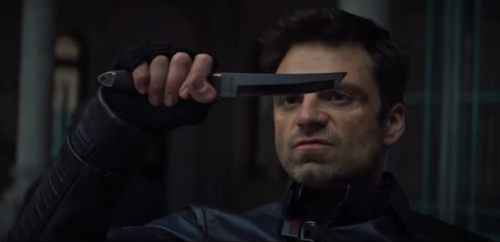 buckysamtagteam:Bucky and knives This is hot as fuck. I’m here for the knife action. I’ll be in my b