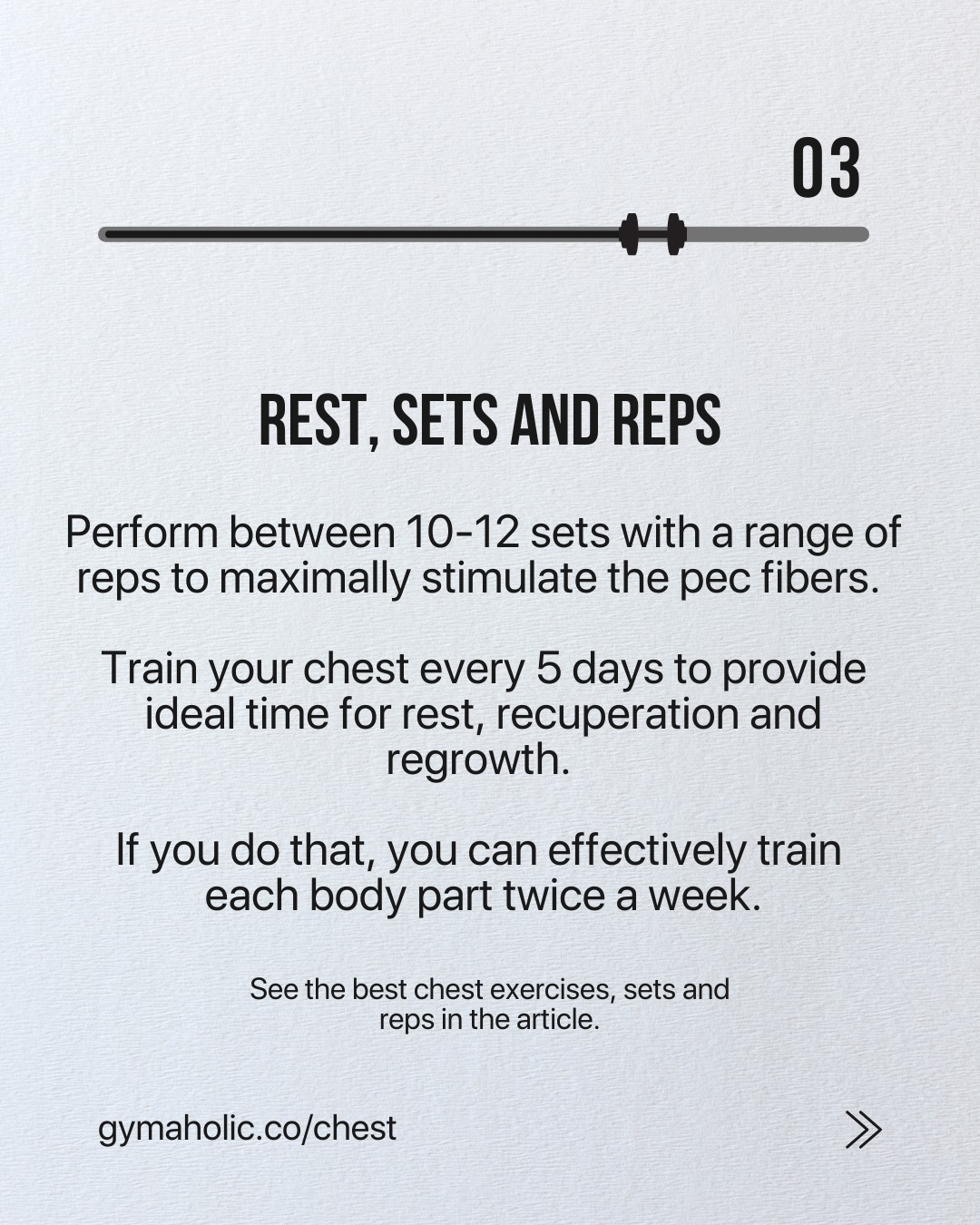 If you’re happy with your conventional chest training gives you, it’s okay to