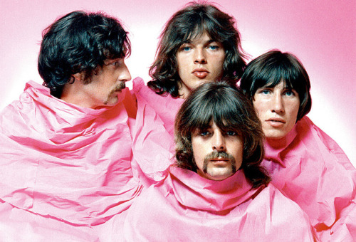 Porn more-relics:  Pink Floyd shrouded in pink photos