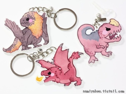 Check out these adorable kawaii Monster Hunter charms!