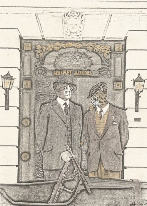 e&ndash;q: Jeeves &amp; Wooster Drawing - Tinted Charcoal