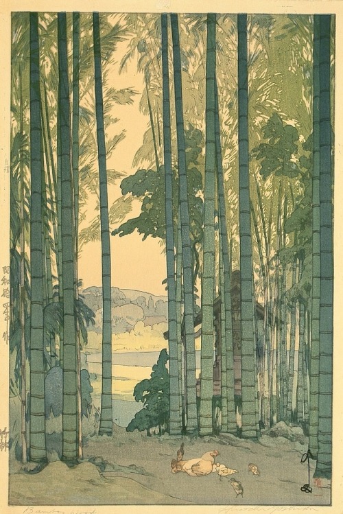 Hiroshi Yoshida, Bamboo Grovemore