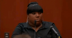 sho-nufff:  Did anyone else see Rachel Jeantel give Don West the “nigga I know you didn’t just turn your back on me while I’m talking to you&quot; look?