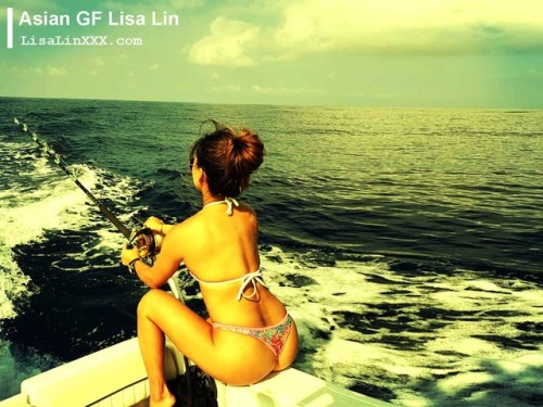 Summer vacation, Fishing with her