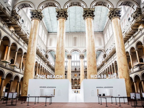 wnq-writers:  culturenlifestyle:A 10,000 Square Foot Ball Pit Located Within Museum Allows Visitors to Experience the Beach IndoorsBrooklyn-based experimental studio Snarkitecture uses almost one million recyclable translucent plastic balls to bring