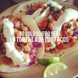 fparra14:  Tacos on We Heart It - http://weheartit.com/entry/54829711/via/fernanda_parra 