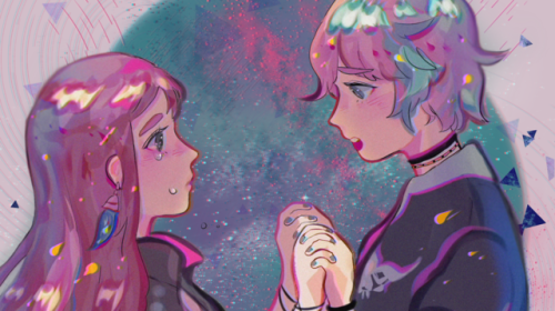 yahoberries:postcard preview that comes with a bundle for @vortexzine​ pre-orders R open!!