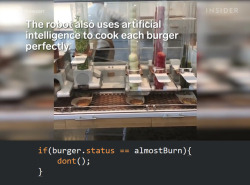 programmerhumour: Robot uses artificial intelligence