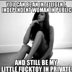 eroticsicilian:  Always be his whore in private 💋