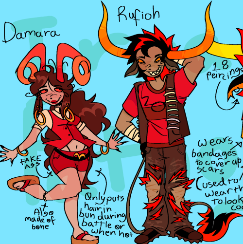 Rufioh And Damara, Redesigns And Hcs ::::3