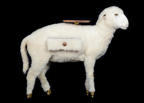 zooophagous: icantbeliveihaveablog: Taxidermy sheep cabinet based on the paintings of Salvador Dali 