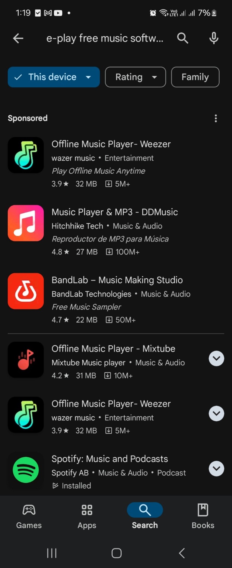 Google Play Search For E-Play Free Music Software