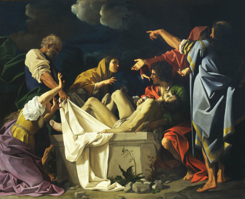 Entombment of Christ, The Three Marys at the Tomb, by Bartolomeo Schedoni, Galleria Nazionale, Parma