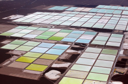 olio-ataxia:  ‘An aerial view of the brine pools and processing areas of the Soquimich lithium mine on the Atacama salt flat, the world’s second largest salt flat, in the Atacama desert of northern Chile, on January 10, 2013.’ (Reuters/Ivan Alvarado)