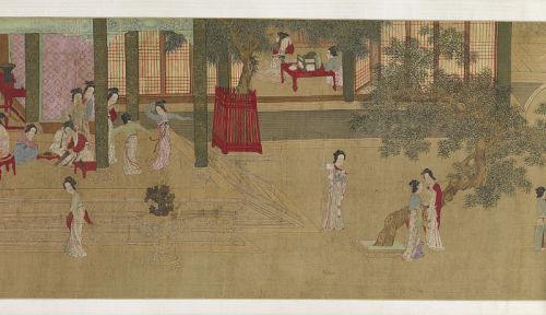 Spring morning in the Han palace by the Ming dynasty painter Qiu Ying (1494-1552)