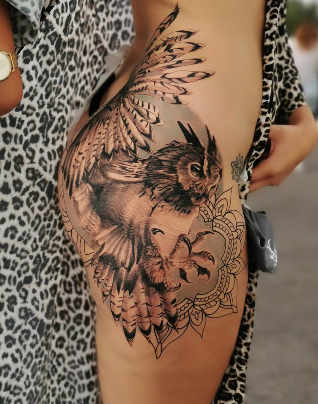 Just like most animal tattoos, the owl tattoo has a rich symbolic value.  The owl is a symbol of wisdom, knowledge, and transition🔥 Tat... |  Instagram