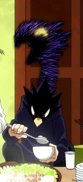 BNHA S05E25 Tokoyami Fumikage + Dark Shadow