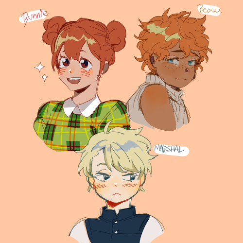 it’s been a v long time since i drew something so here are gijinka doodles of my fave villager