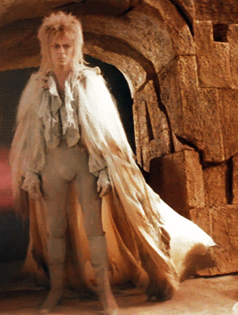 katestrife:annabellioncourt:labyrinthresource:  Jareth + Outfits  Probably the only