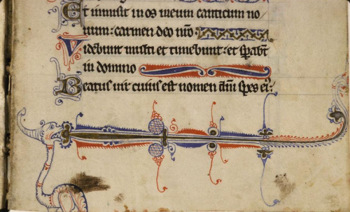 Lyon, Bibliothèque municipale, ms. 0429, f. 054 Grotesque Medieval Dr. Seuss’ says: “I a