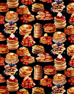 fuckyeahvintage-retro:  Pancakes Fabric 