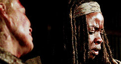 andreaharrisn:    the walking dead meme | ten scenes [3/10]  ↳ welcome to the tombs (3x16)    