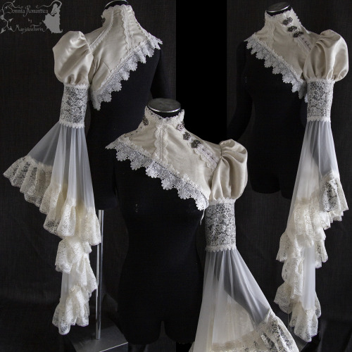 New shrug ^^ Something apocalypse, but make it ghostly Victorian ^^ With lots of vintage lace ^^ For