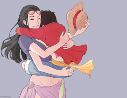 Rroronoazoro:  Rinriemie:  I Can’t Hug Luffy But… :’3  The Actual Love Of My