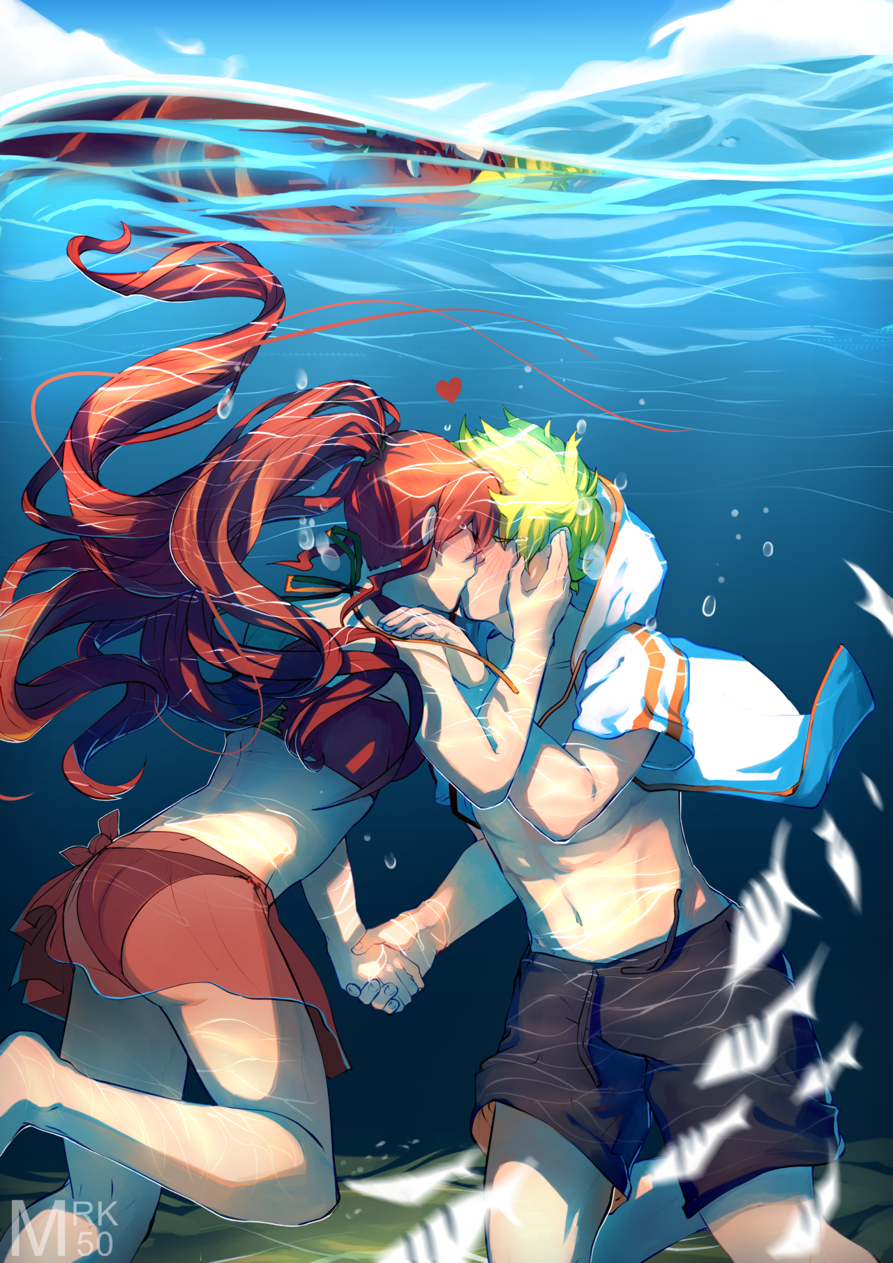 mrk50: Arkos at the Beach 2 I wanted to challenge myself with an underwater scene.