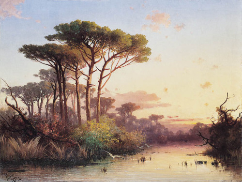 Henryk CieszkowskiPines by the Water, After 1858