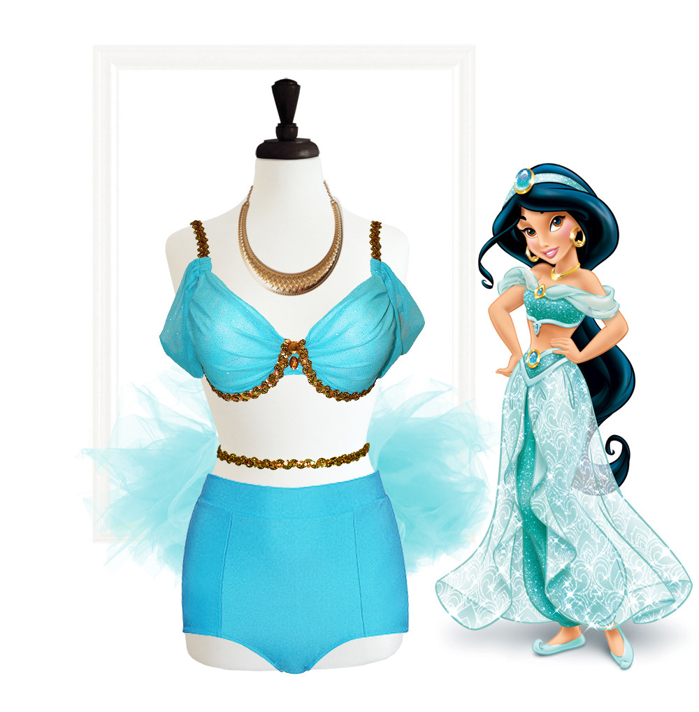 Blue Jasmine Princess Rave Outfit Rave Wear Festival 