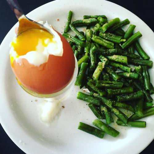 A breakfast of champions. Is there anything more glorious than that delicious yolk pooling over onto