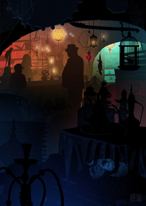theartofanimation: Kevin M Wilson   -  twitter.com/ApeMeetsGirl  -  society6.com/ape