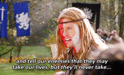 jaimelannister:   And dying in your beds, many years from now…  
