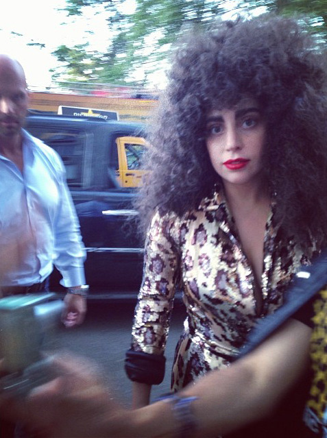 ladyxgaga:  June 5th, 2014: Arriving at her apartment in New York City 