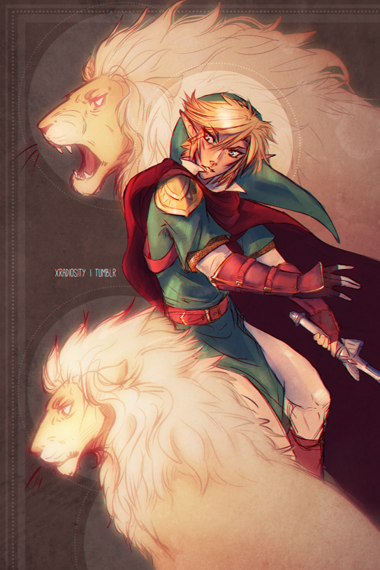 Legend of Zelda art > Link - Hero of Courage, shimetann